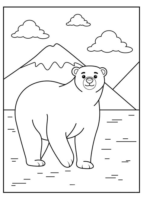 Urso Polar Normal Para Colorir Imprimir E Desenhar Colorir Me