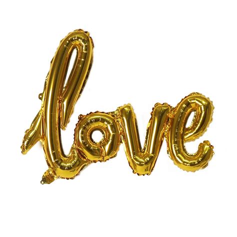 22 Connected Love Gold Number Balloons Perfect For Parties Weddings