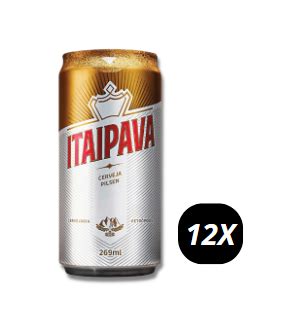 CERVEJA ITAIPAVA 269ML CX 12UN Gmaxx Distribuidora Tudo Para O