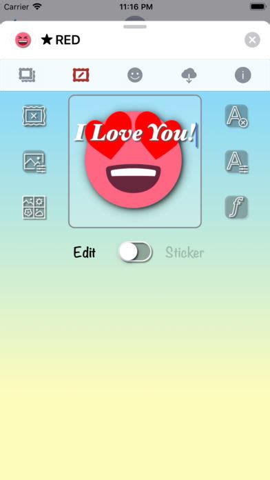 iPhone Giveaway of the Day - RED Emoji • Stickers