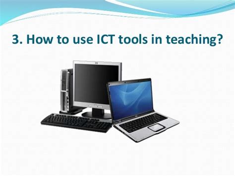 Ict Tools And The Utilisation