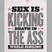 Charles Bukowski Quote Sex Typography Print X Etsy