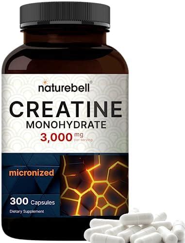 Creatine Monohydrate 3 000mg Per Serving 300 Capsules