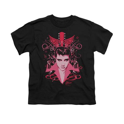 Elvis Presley Shirt Kids Face It Pink Black T Shirt Elvis Presley