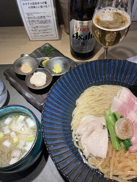 『特製帆立の昆布水つけ麺、醤油』tokyo Style Noodle ほたて日和のレビュー ラーメンデータベース