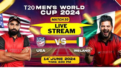 United States Vs Ireland T World Cup Match Live Score Commentary