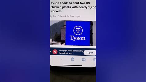 Tyson Foods To Shut Down Two Us Chicken Plants With Nearly 1700 Workers Food Youtube