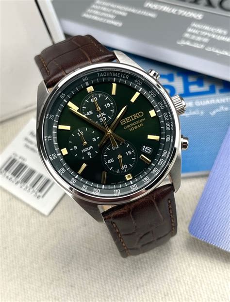 Seiko Chronograph Date Ssb P Zonder Minimumprijs Heren