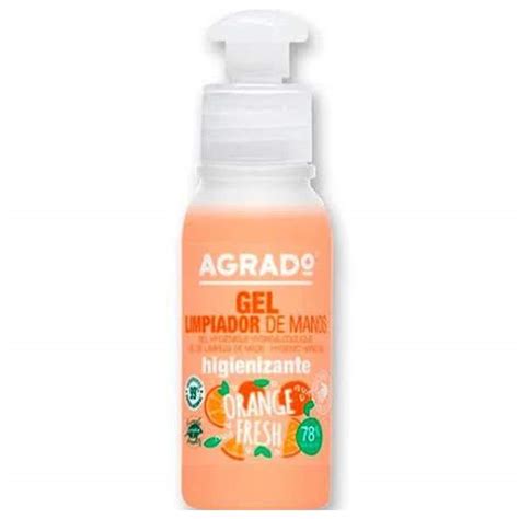 Agrado Gel Limpiador De Manos Higienizante Orange Fresh 80 Ml