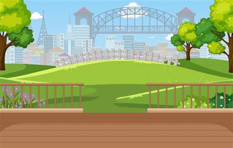 Outdoor park scene Vectors & Illustrations for Free Download | Freepik