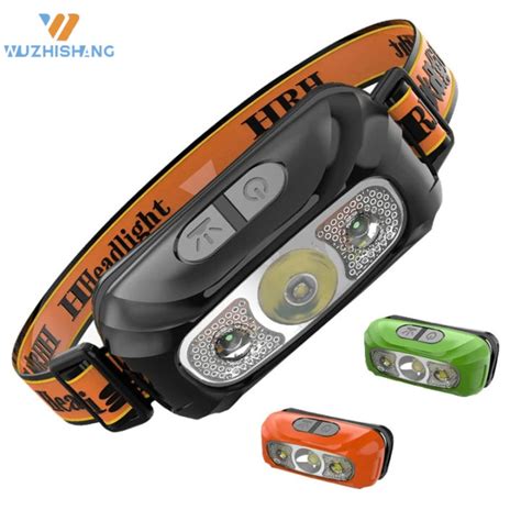 Mini Rechargeable Powerful Sensor Fishing And Camping Usb Headlights