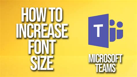 How To Increase Font Size Microsoft Teams Tutorial YouTube