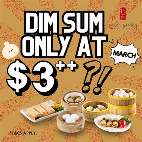 1 Mar 2024 Onward Peach Garden Dim Sum Promo SG EverydayOnSales