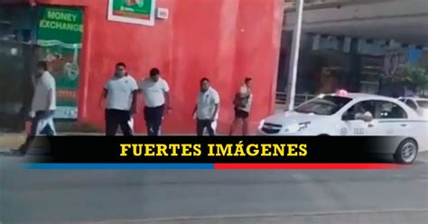 Video muestra brutal agresión de taxistas de Playa del Carmen