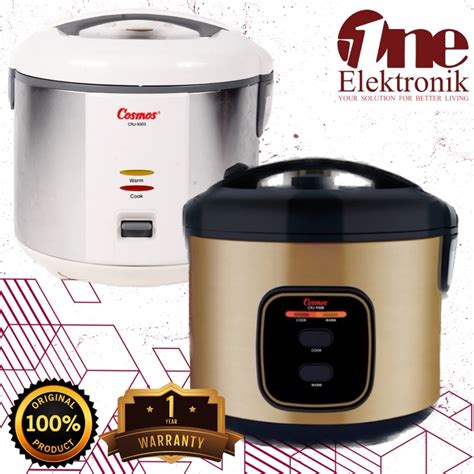 Jual Rice Cooker Cosmos Panci Dan Body Stainless Steel 2 Liter CRJ 9303