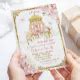 Gold Pink Blonde Princess Carriage Baby Shower Invitation Zazzle