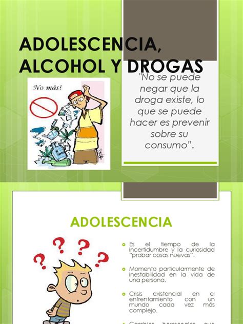 Adolescencia Alcohol Y Drogas Autoguardado Dependencia A Sustancias Adolescencia