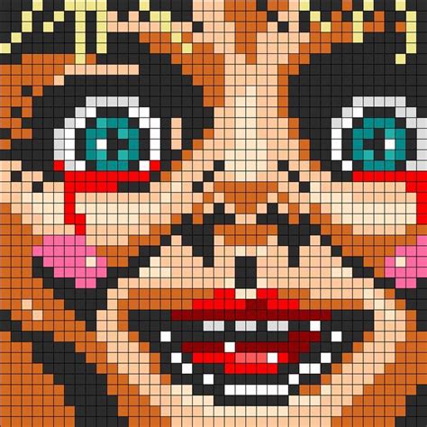 Horror Perler Bead Sculpture Etsy