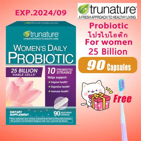 Trunature Women S Daily Probiotic Vegetarian Capsules Lazada Co Th