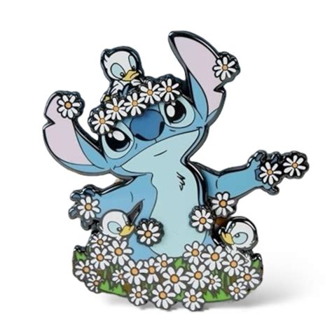 Loungefly Lilo And Stitch Springtime Stitch Jumbo Pin