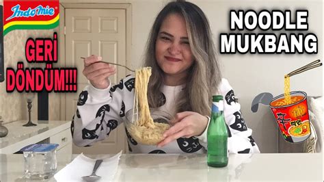 NOODLE MUKBANG GERİ DÖNDÜM NEDEN YOKTUM TÜRKÇE MUKBANG