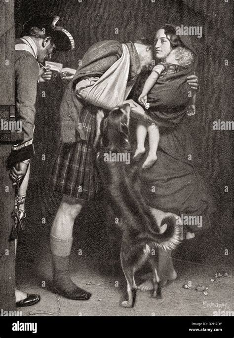 The Order Of Release After The Painting By John Everett Millais Stock
