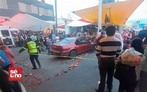 Conductor Ebrio Atropella A Tres Personas En Un Mercado De Ocoyoacac