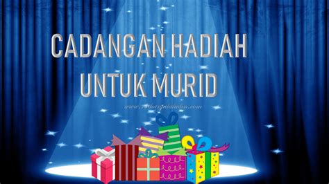 Cadangan Hadiah Untuk Guru Lelaki