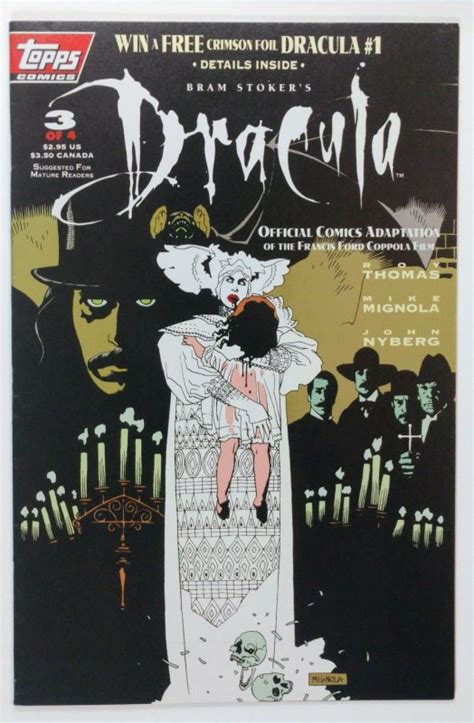 Bram Stoker S Dracula 3 7 0 1992 Comic Books Modern Age Topps