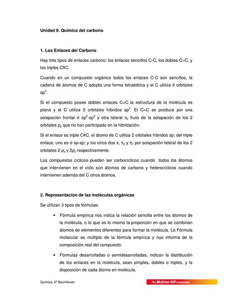 Solution Esquema Resumen Unidad Qu Mica Org Nica Studypool