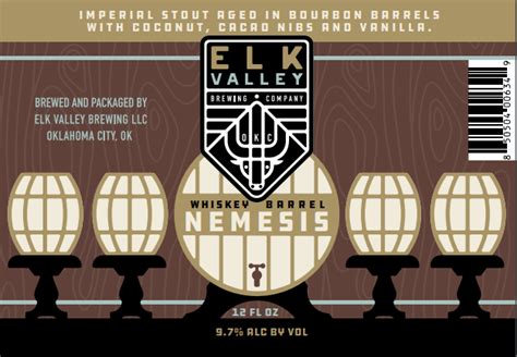 Whiskey Barrel Nemesis Batch 2 2019 Elk Valley Brewing Company