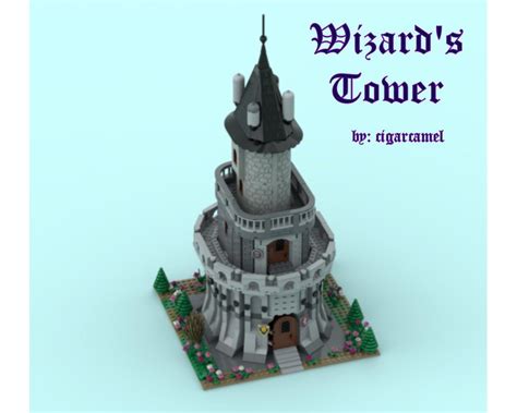 LEGO MOC Wizard's Tower by cigarcamel | Rebrickable - Build with LEGO