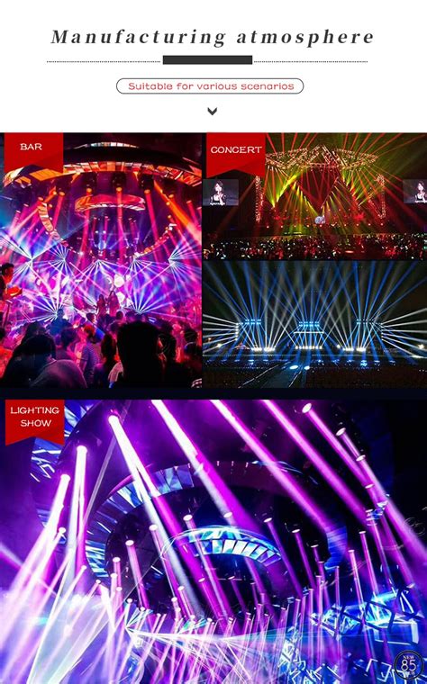 Effets De Sc Ne Projecteur Lyre Led Dmx W Rgbw Avec Clairage