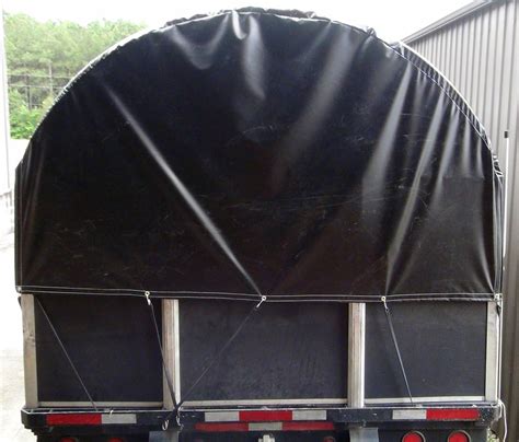 Covered Wagon Truck Tarp for 96" Wide Flatbed Trailer with Side Kit - Lookout Mountain Tarp