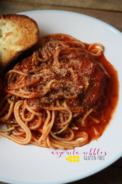 Anyonita Nibbles Gluten Free Recipes 8 Ways With Gluten Free Spaghetti