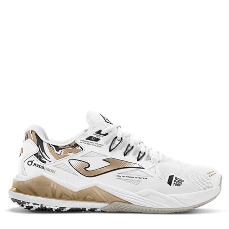 Padel Shoes Joma Spin Men White Gold Zona De Padel