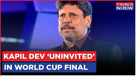 They Didnt Call Me So I Didn T Go Kapil Dev On Not Being