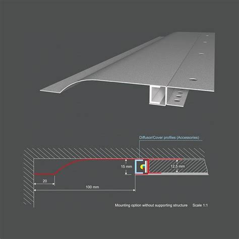 Mm Drywall Recessed Led Strip Channels For Cove Lighting Artofit