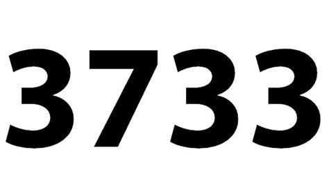 Zahl 3733
