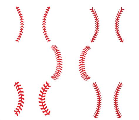 Baseball Stitches Svg Png Pdf Baseball Svg Tee Ball Svg Softball