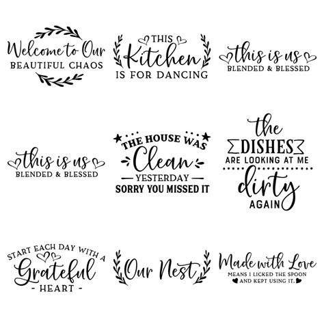 Rustic Sign SVG Bundle/ Cricut/ SVG/ Bundle/ Home/ Kitchen/ Love/ Cut ...