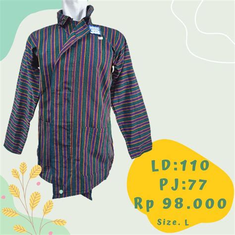 Jual Surjan Kamis Pahing Batik Lurik Baju Adat Pakaian Jawa Jogja