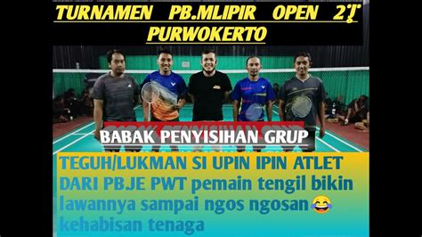 Turnamen Pb Mlipir Open Pwt Lukman Teguh Vs Hasan Risto Youtube