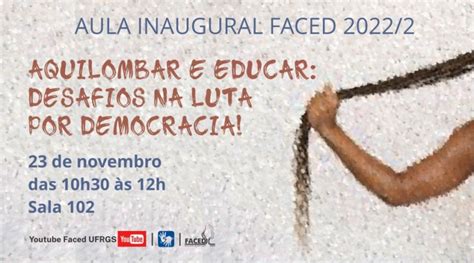 Aquilombar e educar desafios na luta por democracia será o tema da