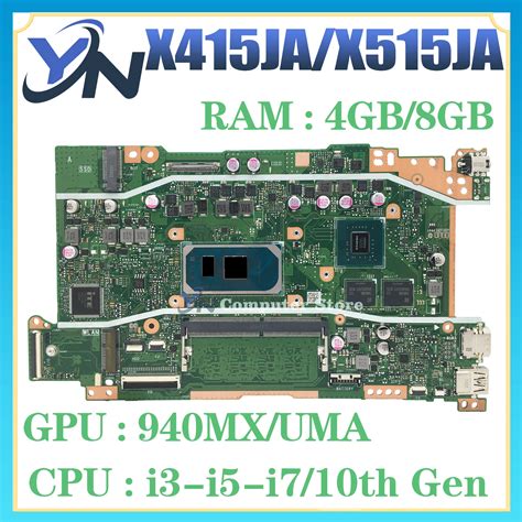 X415JA-Mainboard-X515JA-X515JP-X515JF-X515JAB-X515-X515J-X415J-V5200JA ...