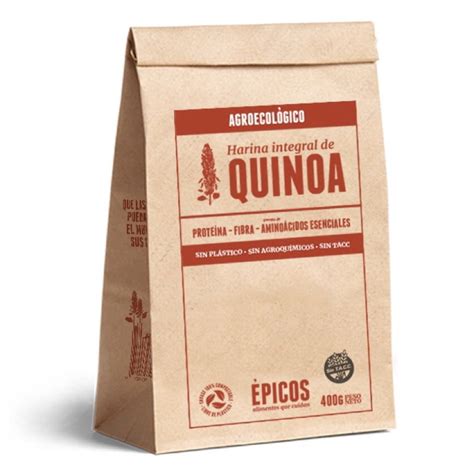 Harina de Quinoa Integral SIN TACC x 400 grs EPICOS Savia Conexión