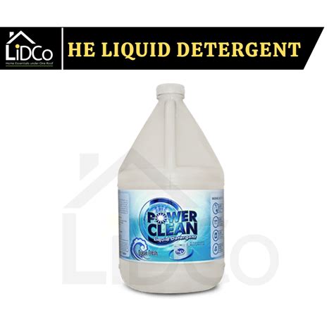 Powerclean Liquid Detergent High Efficiency Gallon Shopee Philippines