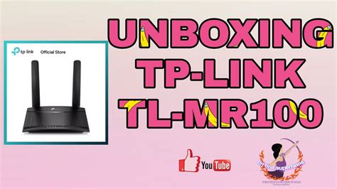 UNBOXING TP LINK TL MR100 YouTube