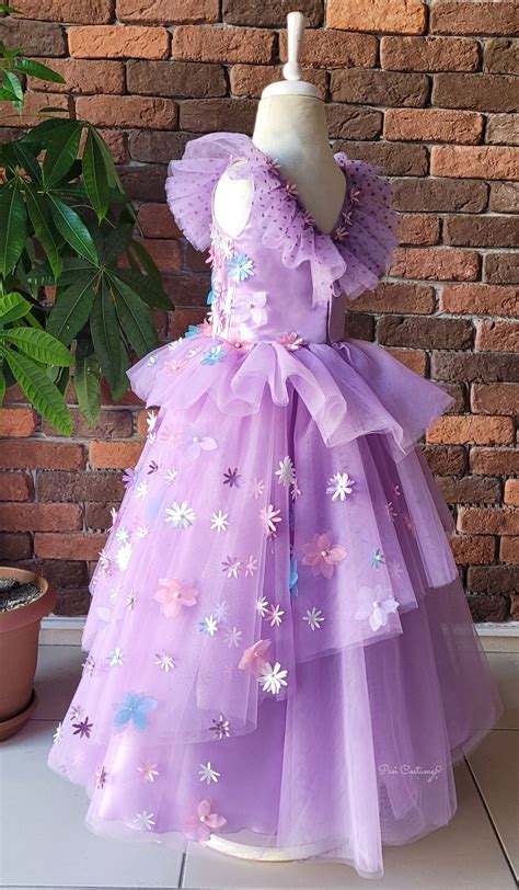 Encanto Inspired Isabella Dress For Girls Isabella Madrigal Etsy