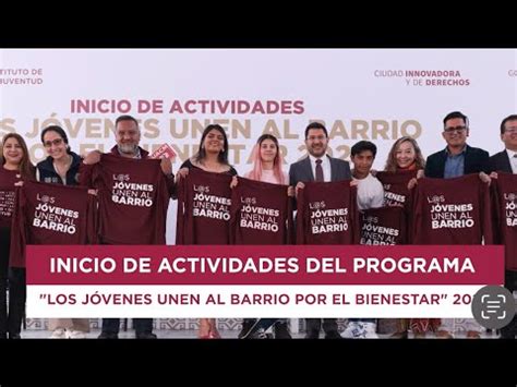 INICIO DE ACTIVIDADES DEL PROGRAMA LOS JÓVENES UNEN AL BARRIO POR EL